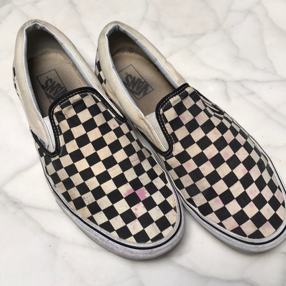 checkered vans size 2